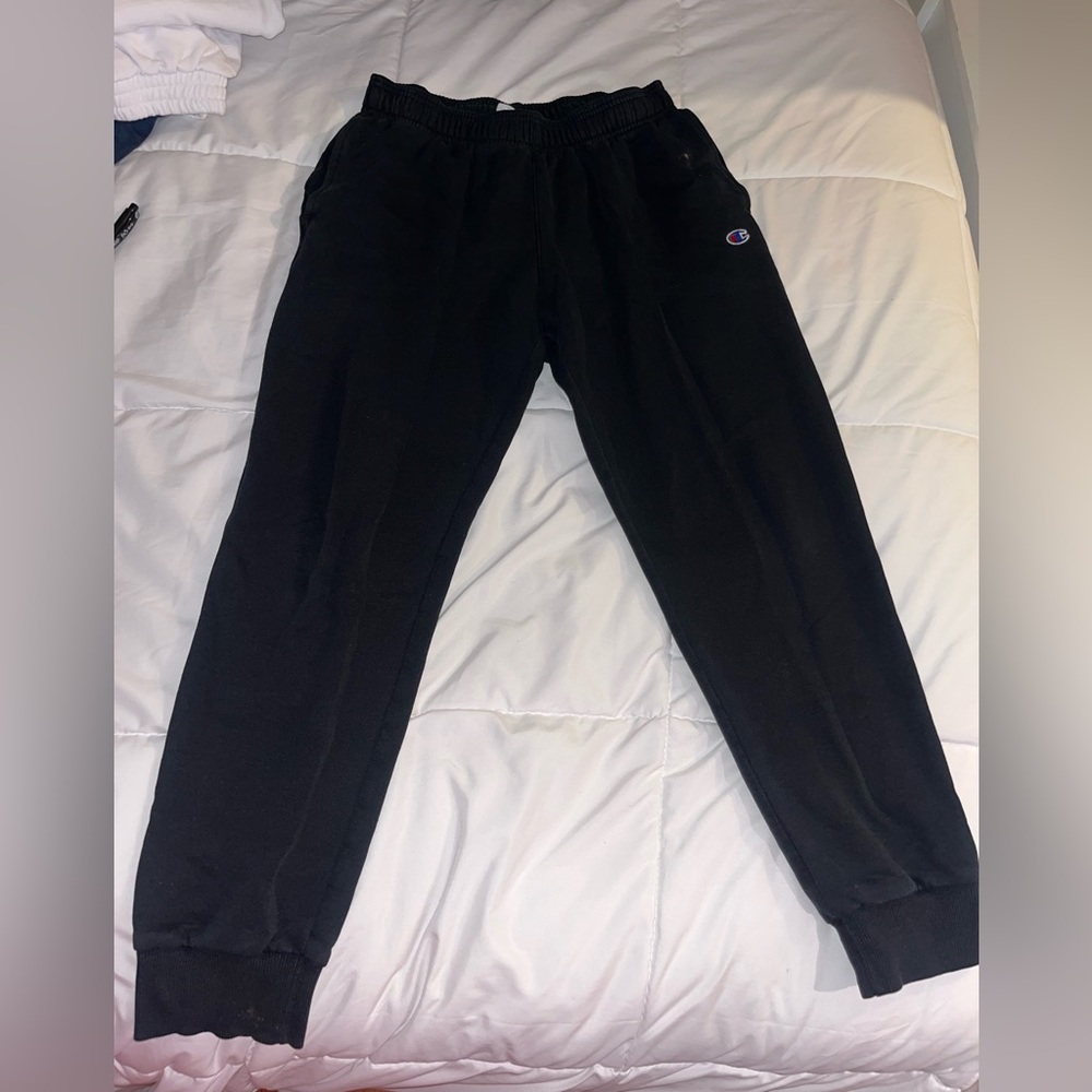 Black Champion Sweatpants